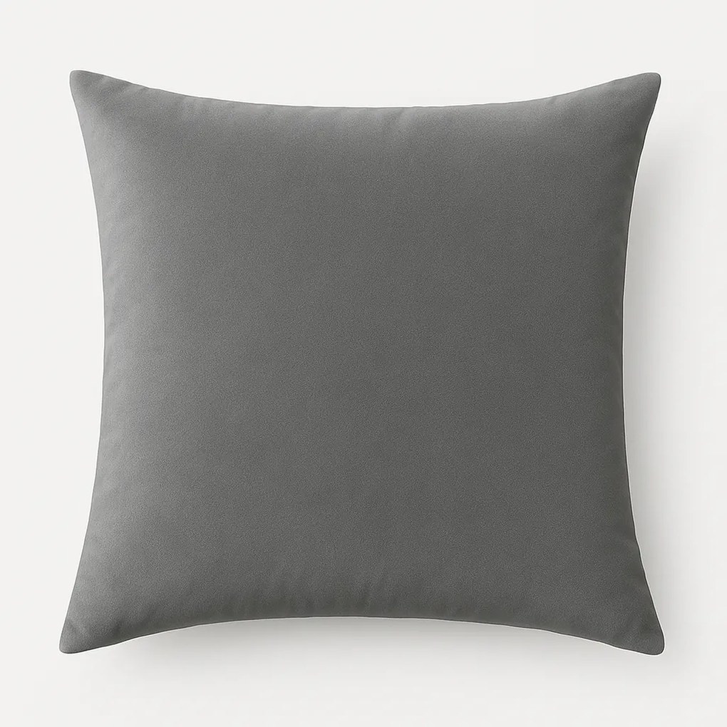 Fata de perna decorativa VELVET 40x40 cm, gri