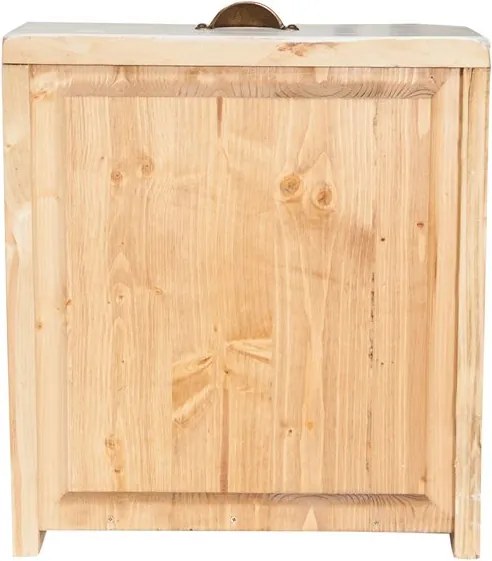 Banc de tamplar, L116 63 H90 cm, 4 sertare, alb antic, lemn masiv