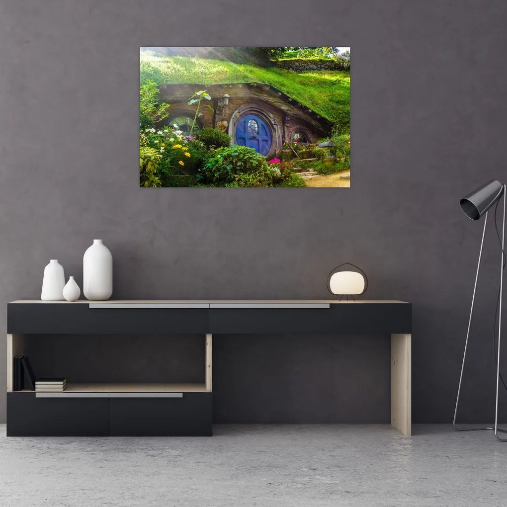 Tablou - Orasul Hobitin (90x60 cm)