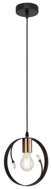 Pendul design modern VIGO negru 15346-1 GL