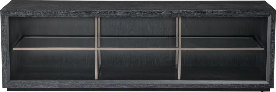Comoda TV design elegant LUX Hennessey S, gri carbune 115111 HZ