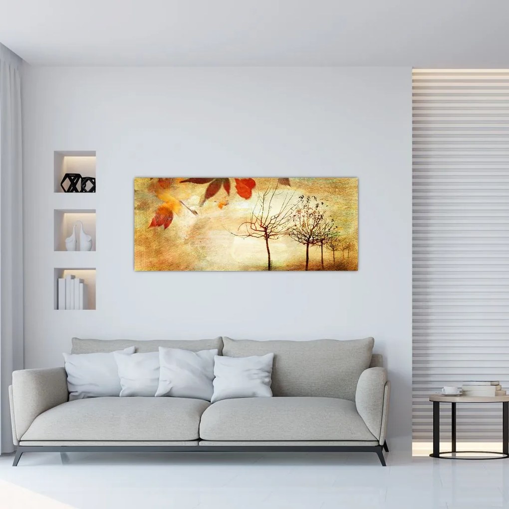 Tablou - Dispoziție de toamnă (120x50 cm)
