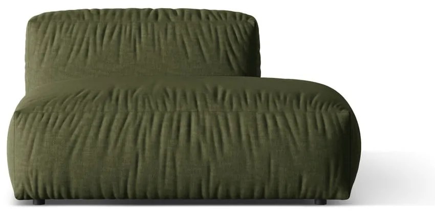 Modul pentru canapea modulară verde (cu colț pe partea dreaptă) Martina – Micadoni Home