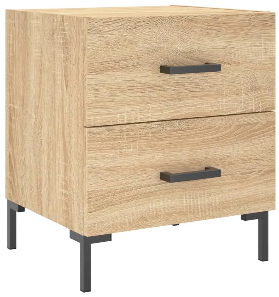 vidaXL Noptieră, stejar sonoma, 40x35x47,5 cm, lemn compozit