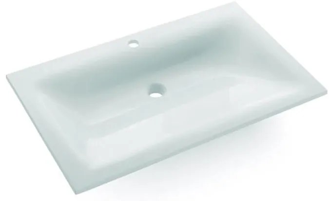 Bathco 0507 - Lavoar încastrat MONACO 60x50 cm rășină/alb