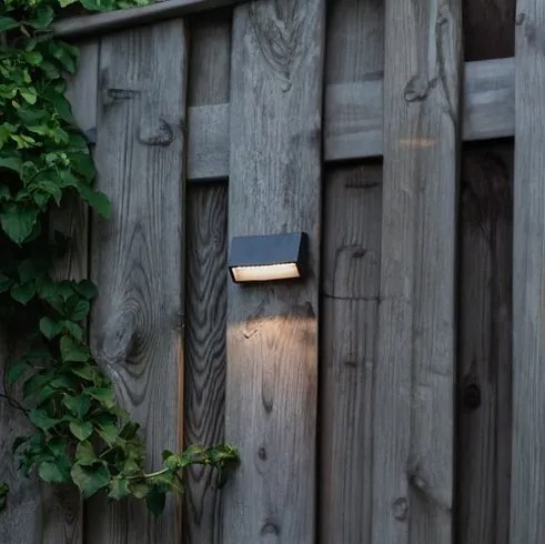 Lampa de perete exterioara moderna gri inchis incl. LED IP54 - Sandstone 1