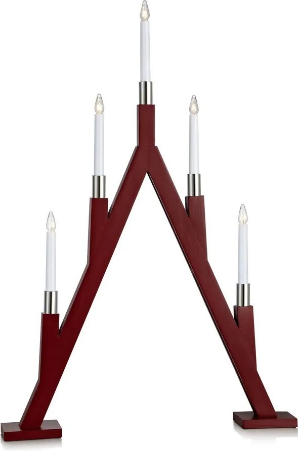 Decorațiune luminoasă de Crăciun roșie Bjurfors – Markslöjd