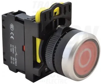 Buton simplu cu revenire rosu 1NI NYG3-P2 Tracon