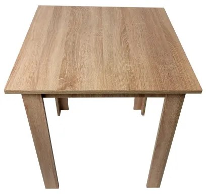 Masă pătrată de sufragerie LEVI stejar
