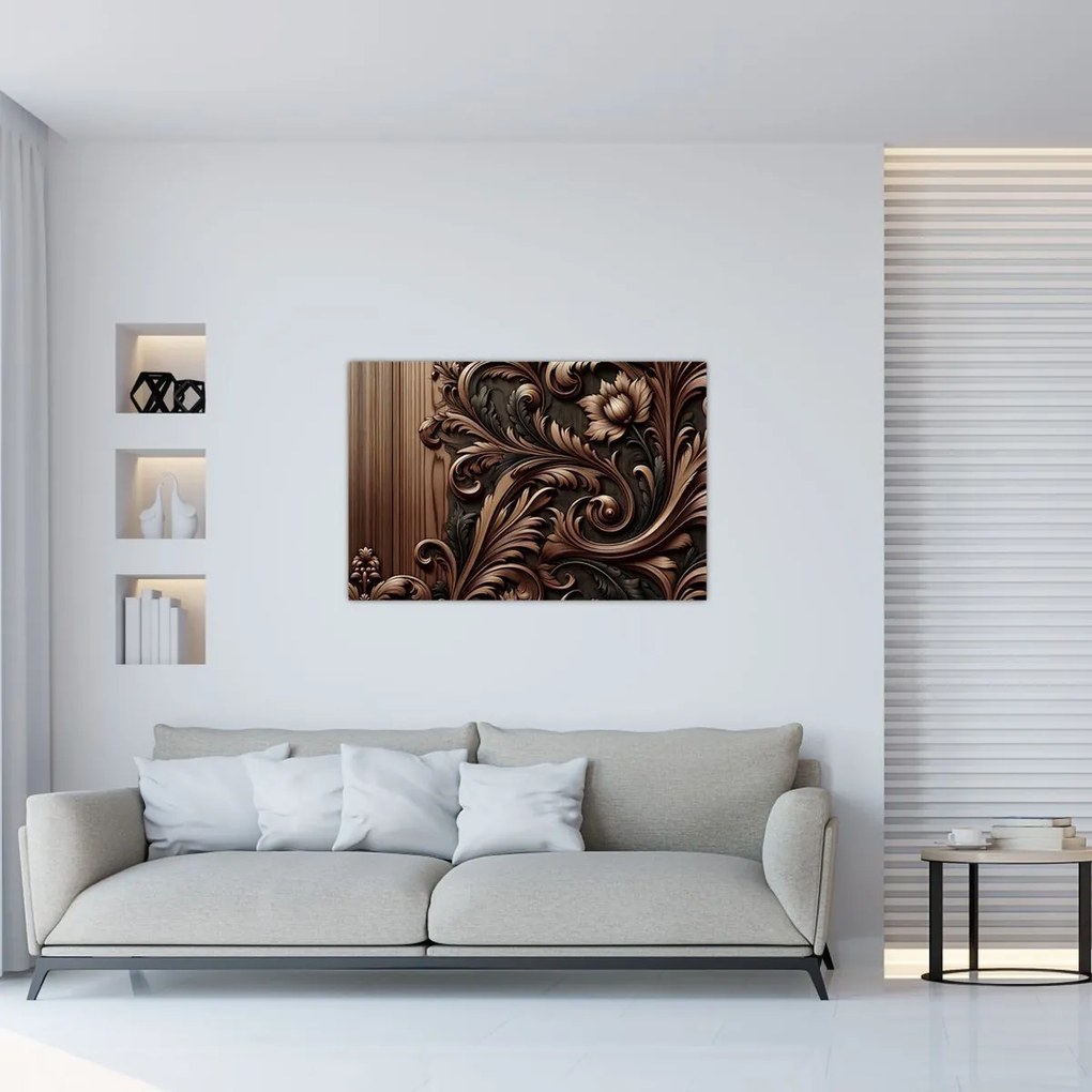 Tablou - Model din lemn (90x60 cm)