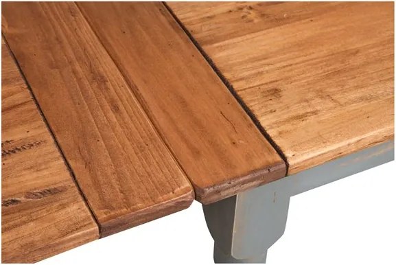 Masa extensibila, L120(210) 80 H80 cm, natur gri antichizat, lemn masiv