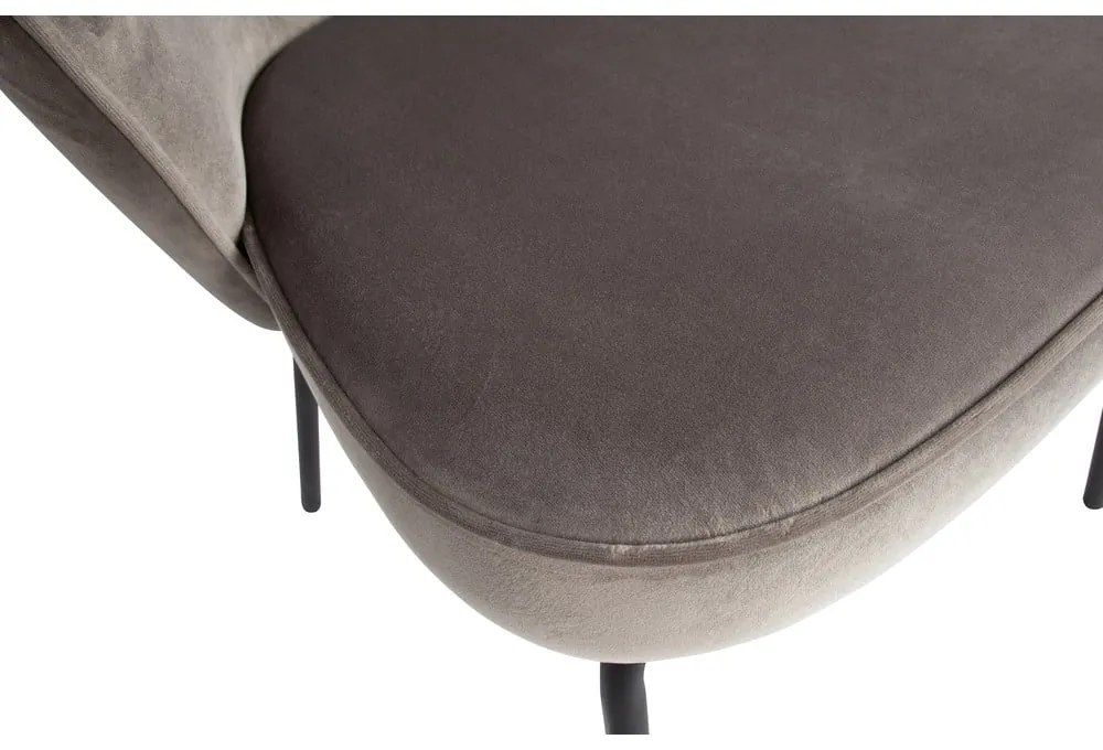 Set de scaune de sufragerie bej 2 buc. tapițat Admit – WOOOD