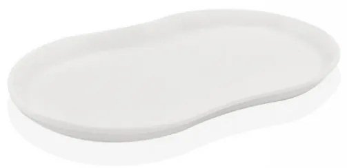 Platou Ceramica LUZ008, Culoare Alb