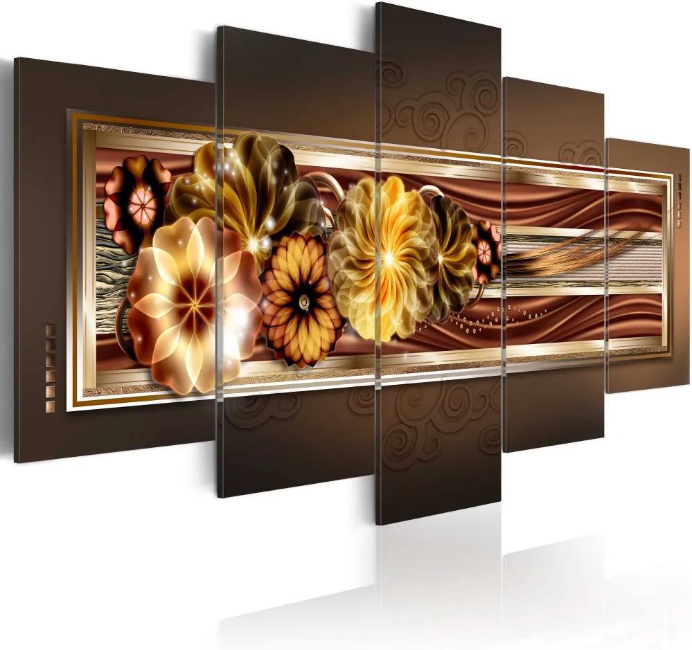 Tablou Bimago - In golden waves 100x50 cm