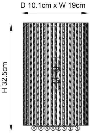 Aplică de cristal Endon 81978 GALINA 2xG9/25W/230V crom lucios