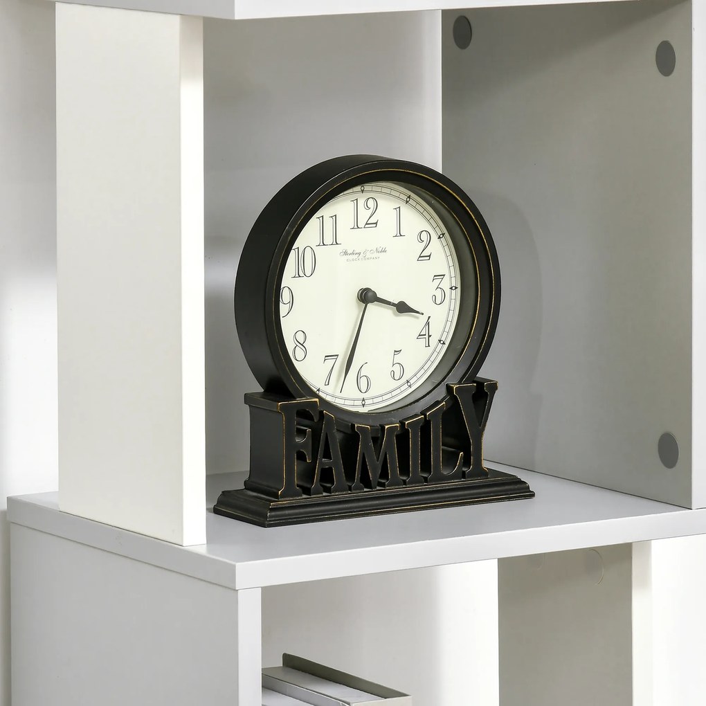 HOMCOM Bibliotecă raft Design Modern cu 5 Nivele - Depozitare Practică pentru Casă sau Birou, alb și gri | Aosom Romania