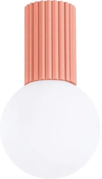 Plafonieră pentru baie Sollux SL.1753 HALO 1xG9/8W/230V IP44 roz