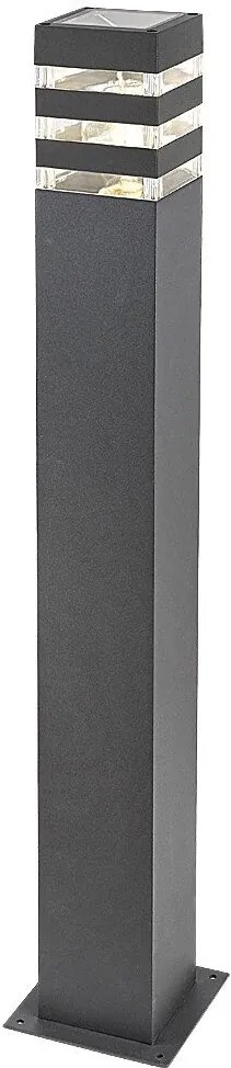 Stalp mediu pentru iluminat exterior design modern IP44 Ankara antracit