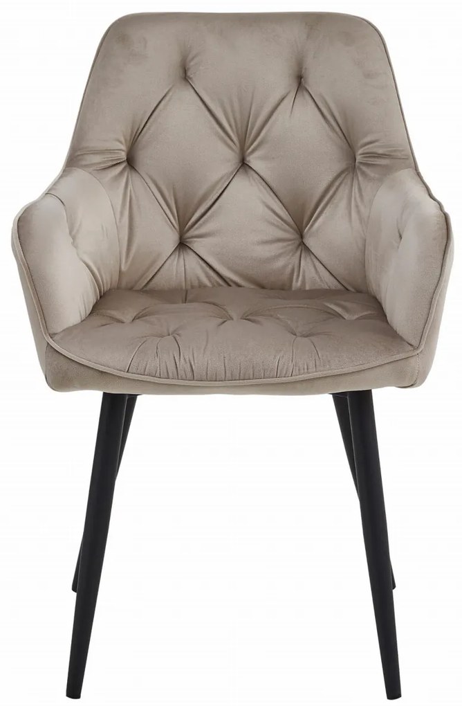 Scaun de masa JORK VELVET, bej