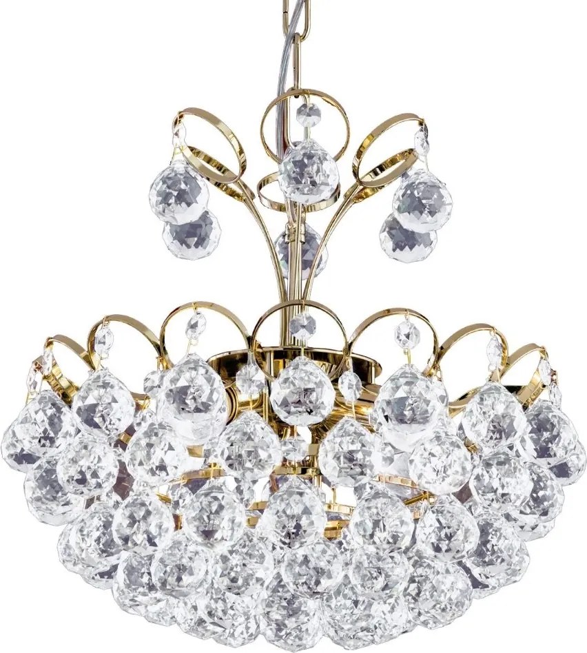 Lustra cristal Asfour, KRISTALL KLASSISCH auriu 40cm