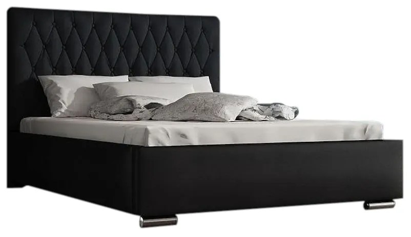 Expedo Pat tapiţat REBECA, Siena01 cu nasture/Dolaro08, 140x200