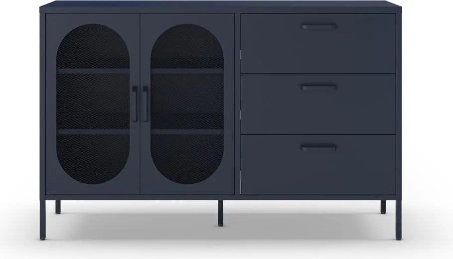Comodă albastru-închis 140x90 cm Diora – Marckeric