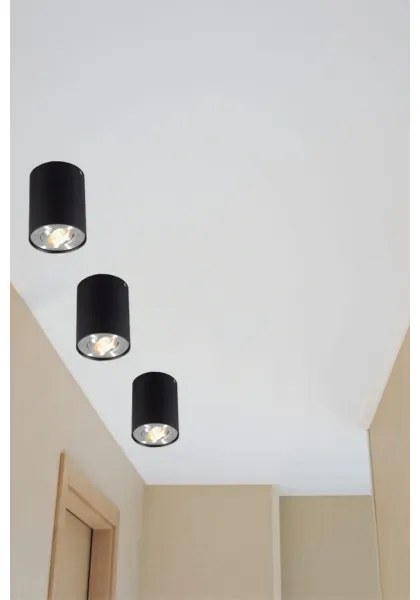 Spot TUBA 1xGU10/50W/230V negru