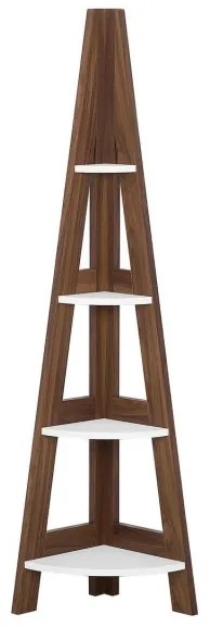 Raft tip scara MOBILE SOLO, maro/alb, 169 x 48 x 31 cm