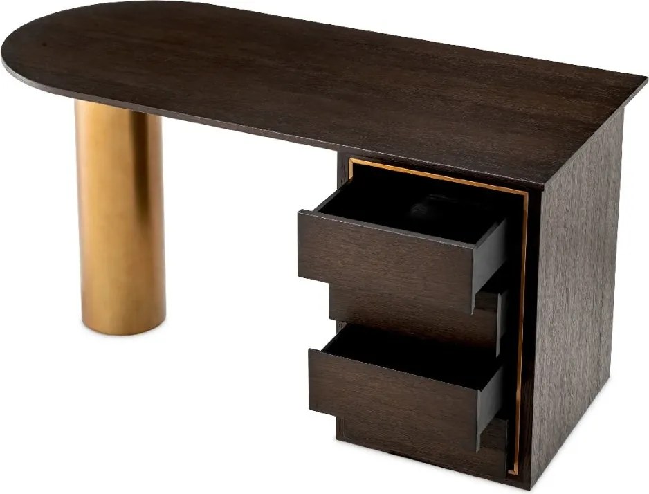 Birou elegant design LUX furnir de stejar Del Rio