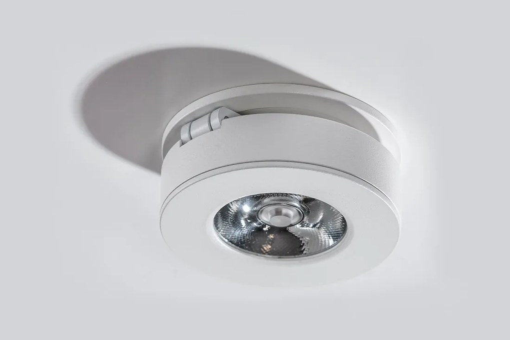 Spot LED incastrat directionabil de tavan/plafon IP54 FRIDA 7W 3000K alb