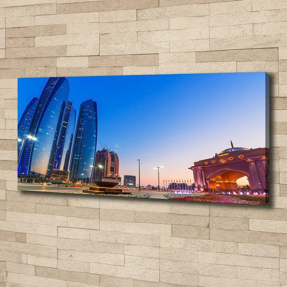 Tablou canvas Străzile din abu dhabi