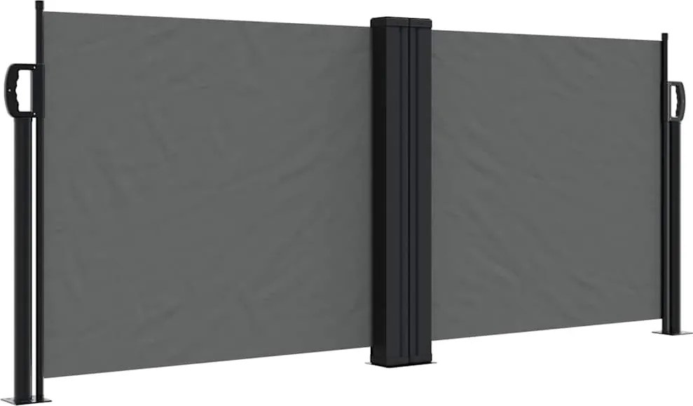 vidaXL Copertină laterală retractabilă, antracit, 100 x 600 cm