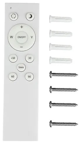 Plafonieră LED dimabilă LED/72W/230V 3000-6500K d. 67 cm alb + telecomandă