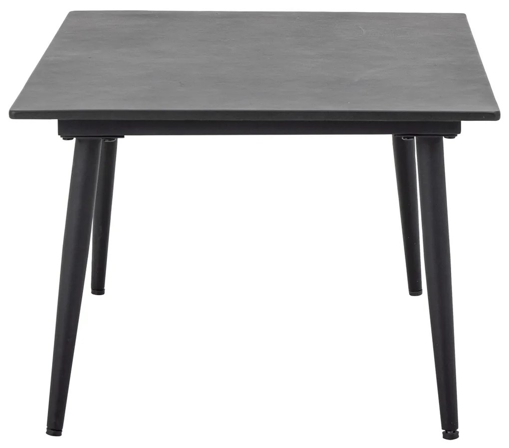 Masuta de cafea de exterior, neagra, din fibrociment, Pavone