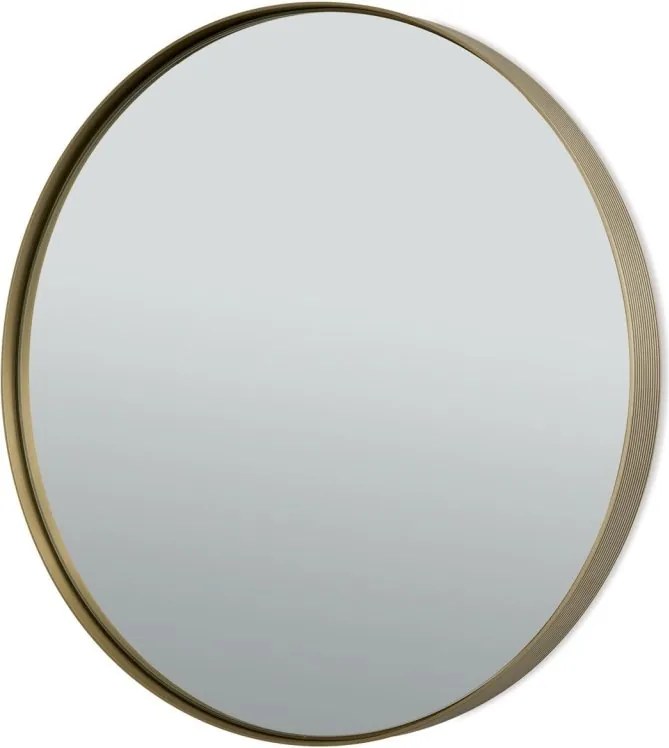 Oglinda decorativa design modern CARLO auriu D-61cm