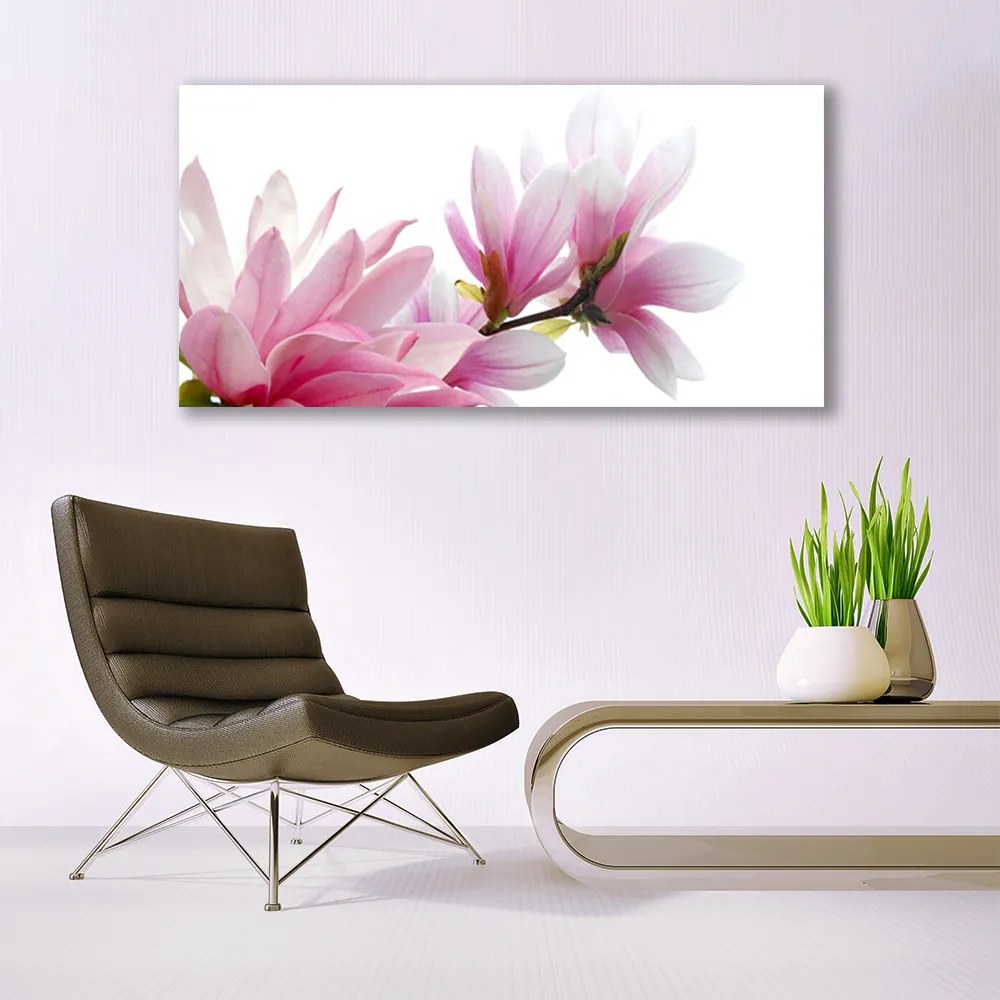 Tablou pe panza canvas Magnolia Blossoms Floral roz