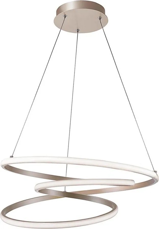 Lustră LED suspendată pe cablu CORT LED/40W/230V argintie