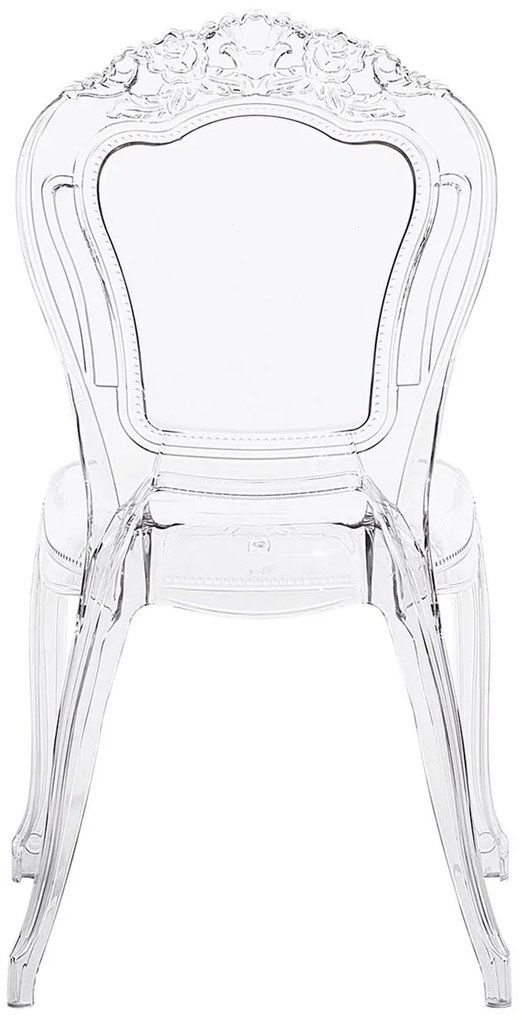 Set 2 buc. scaune pentru sufragerie Vitton (transparent). 1009867