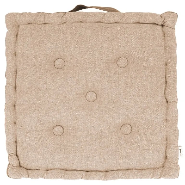 Pernă cu mâner pentru scaun Tiseco Home Studio, 40 x 40 cm, maro