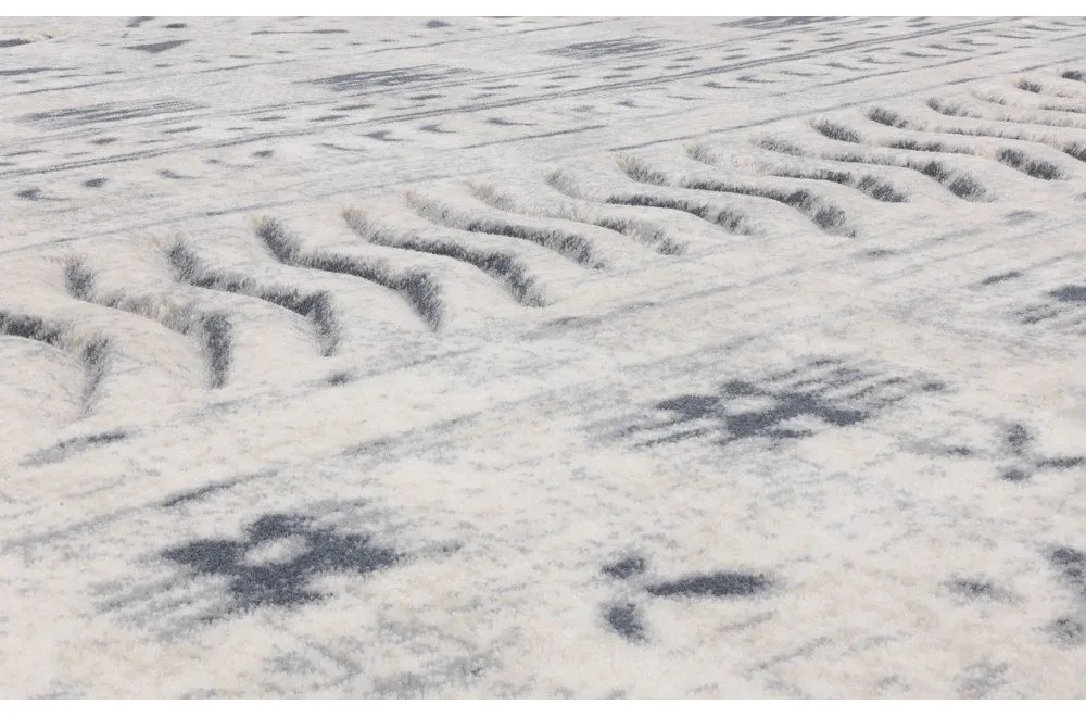 Covor alb din lână 230x340 cm Masi – Agnella