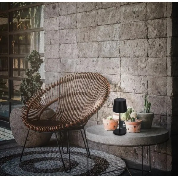 Lampă LED dimabilă de masă Briloner 7423015 LED/2,6W/5V IP44 negru