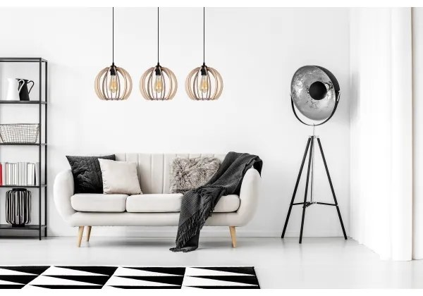 Lustră pe cablu DORO 3xE27/60W/230V