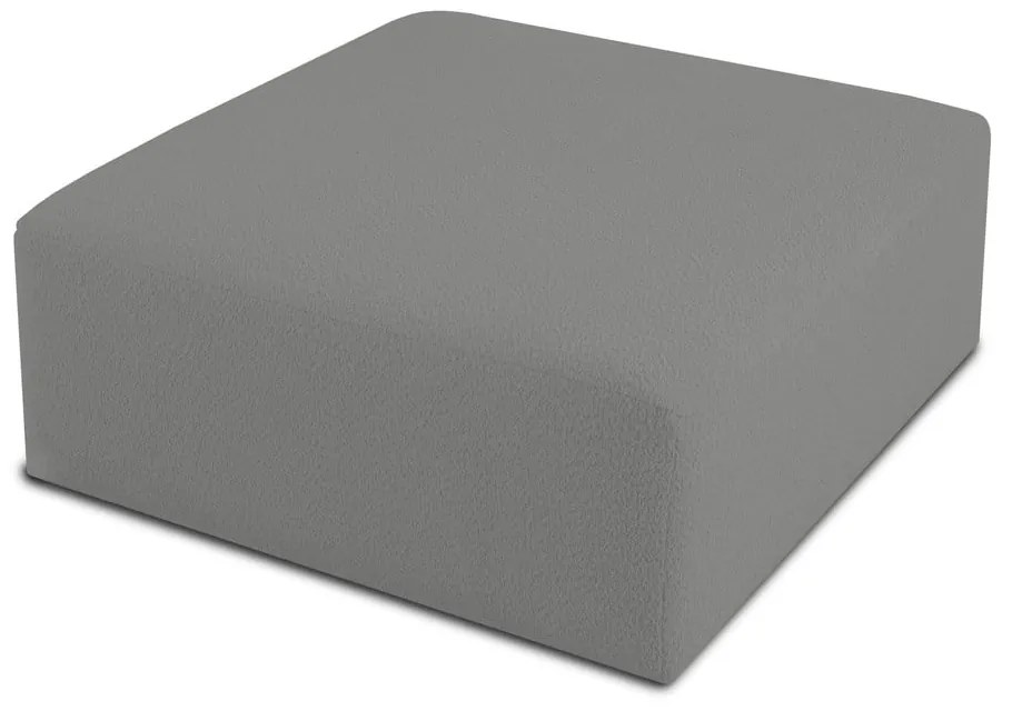 Modul pentru canapea gri cu tapițerie din stofă bouclé Roxy – Scandic