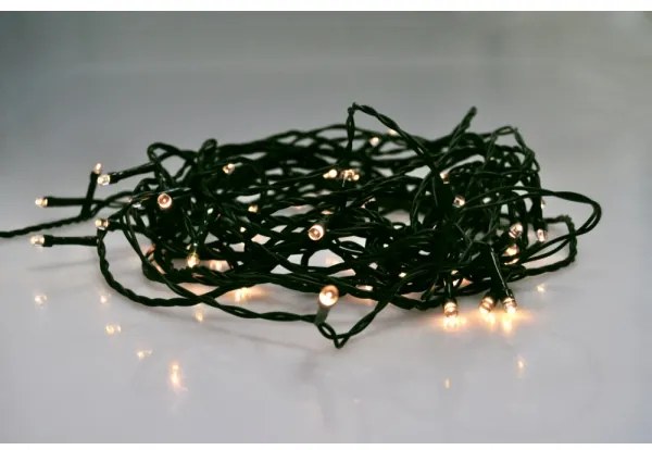 Instalație LED de Crăciun de exterior 500xLED/8 funcții IP44 55m alb cald Solight 1V05-WW