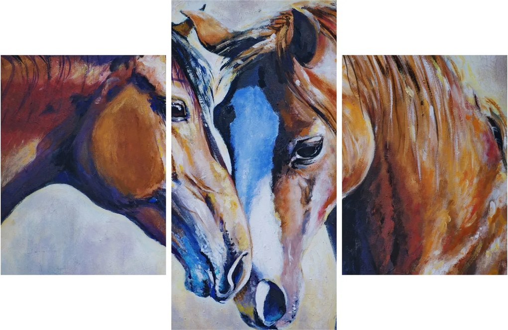 Tablou - Caii îndrăgostiți (90x60 cm)
