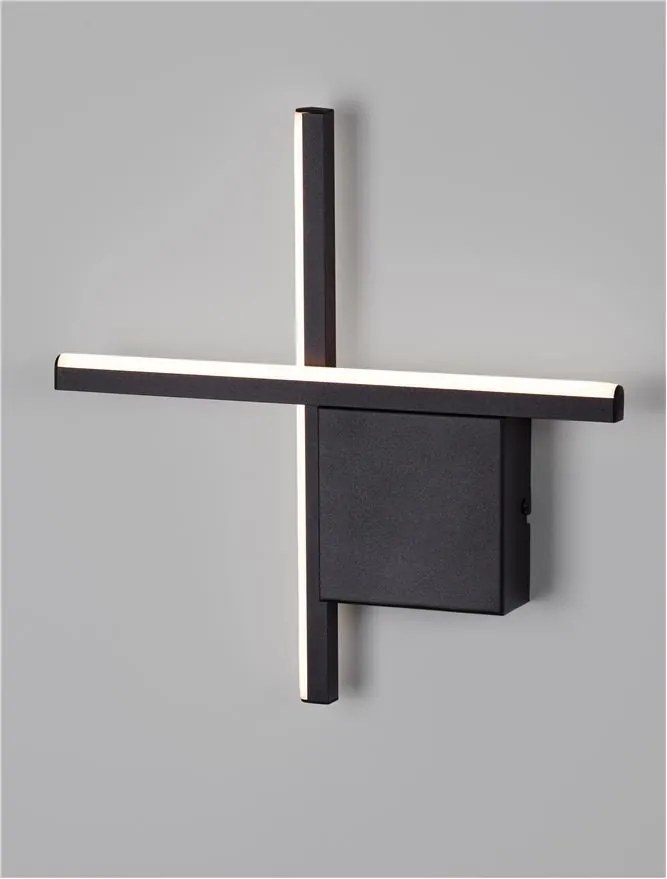 Aplica de perete cu lumina ambientala LED Cross 30cm