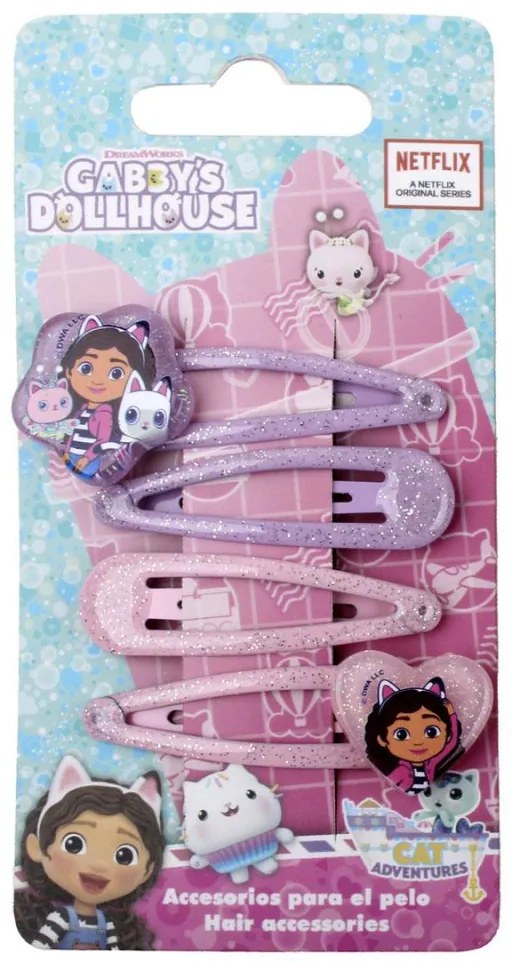 Gabby&#039;s Dollhouse Adventures set de agrafe 4 buc
