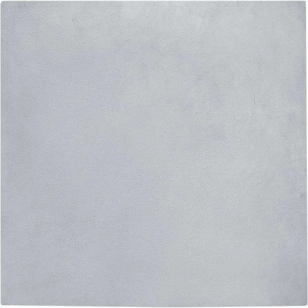 vidaXL Covor din de iepure sintetic antiderapant Olite Gri Poliester