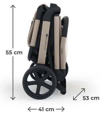 KINDERKRAFT SELECT - Cărucior sport NUBI 3 Bej nisipiu