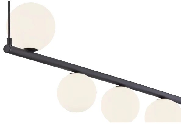 Lustră pe cablu TAIDA 6xG9/40W/230V neagră Jupiter 1927